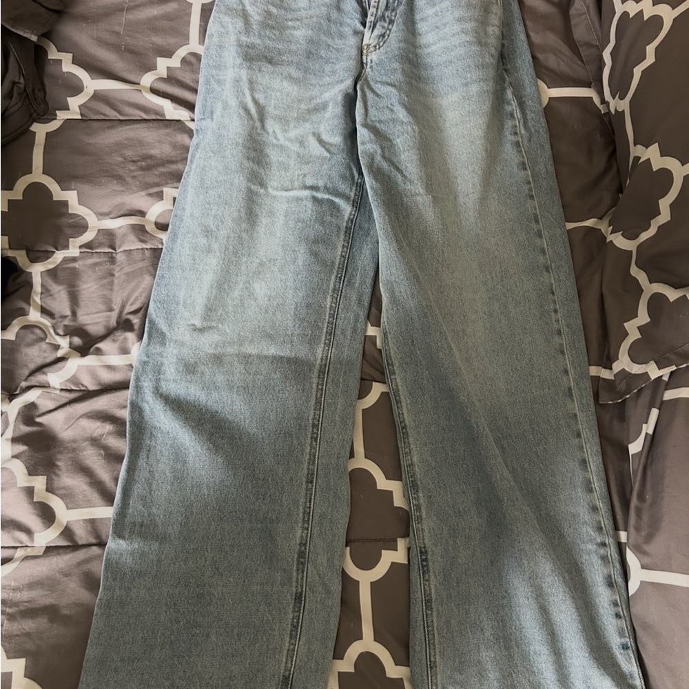 Fashion Nova Light Blue Flare Jeans
